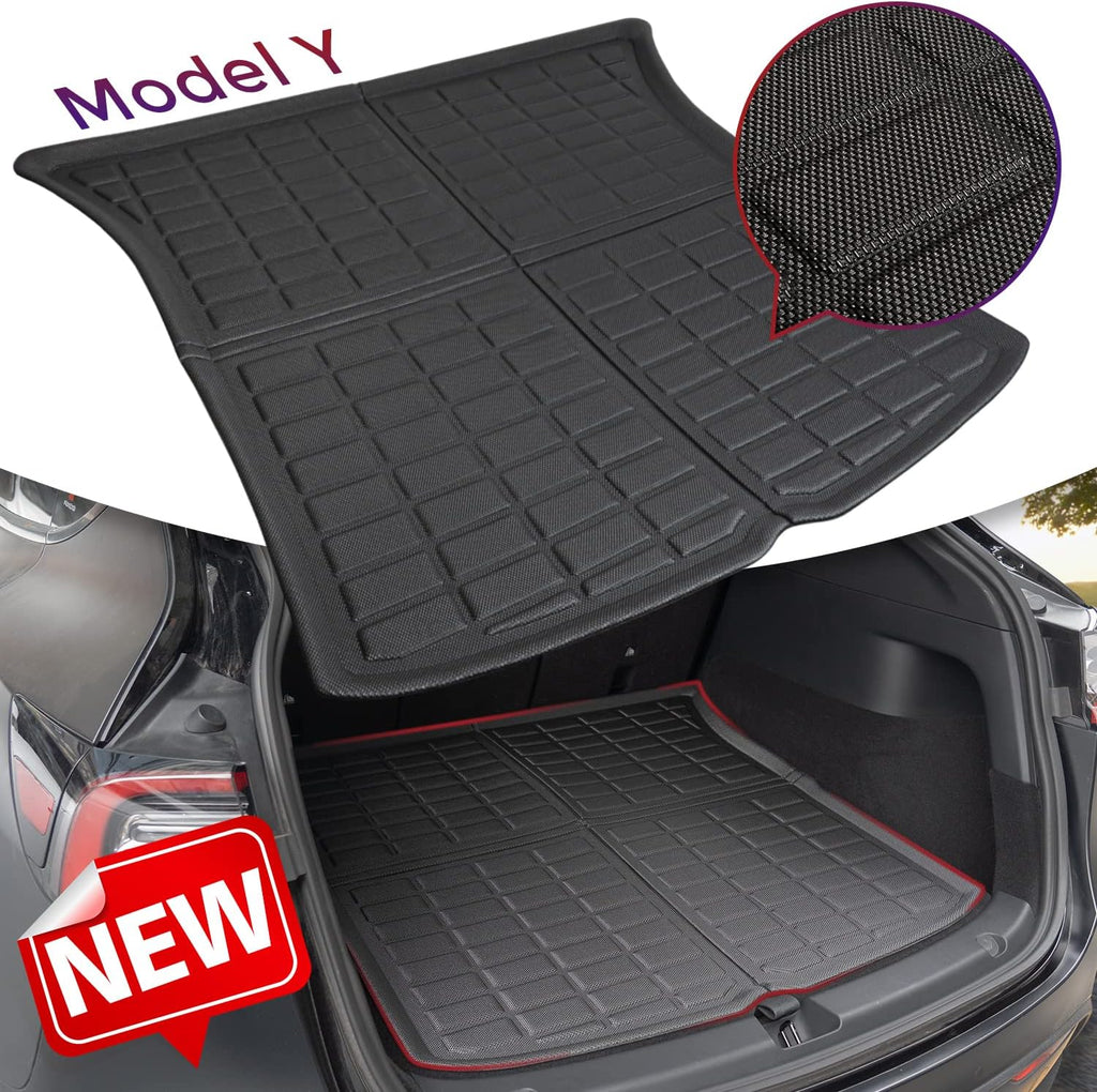 Rear Trunk Mats Cargo Mat Waterproof Trunk Cargo Liner Floor Mats W16948