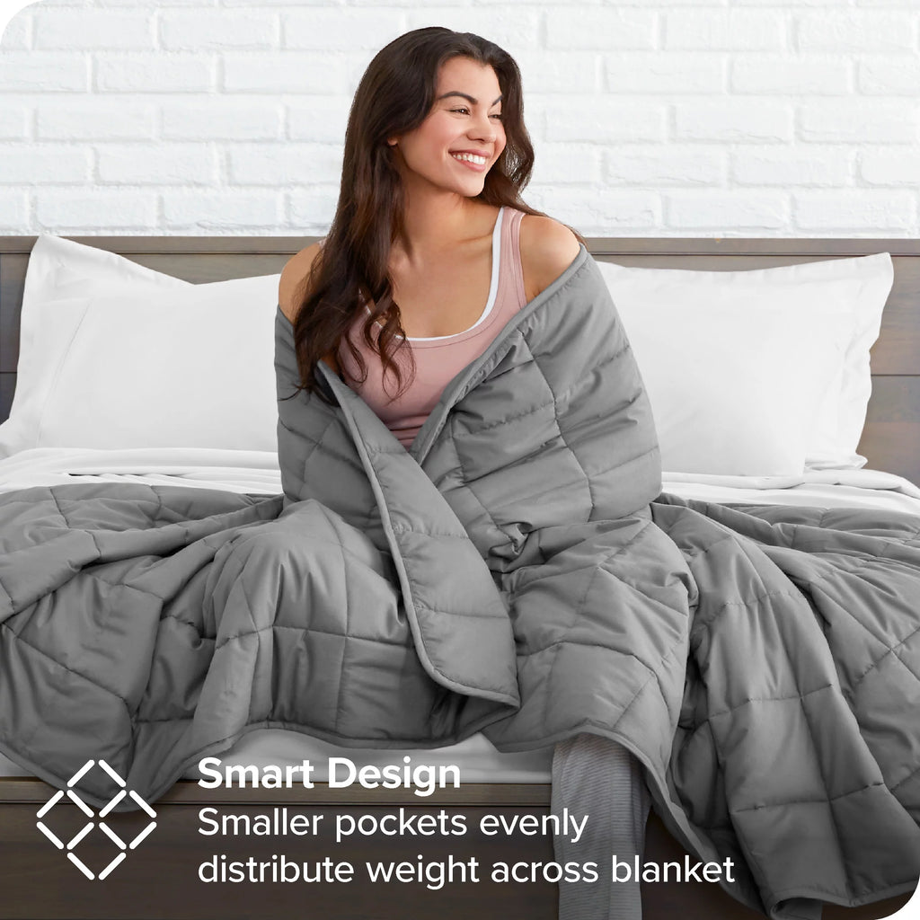 17 lbs 60" x 80" Cotton Weighted Blanket O638699