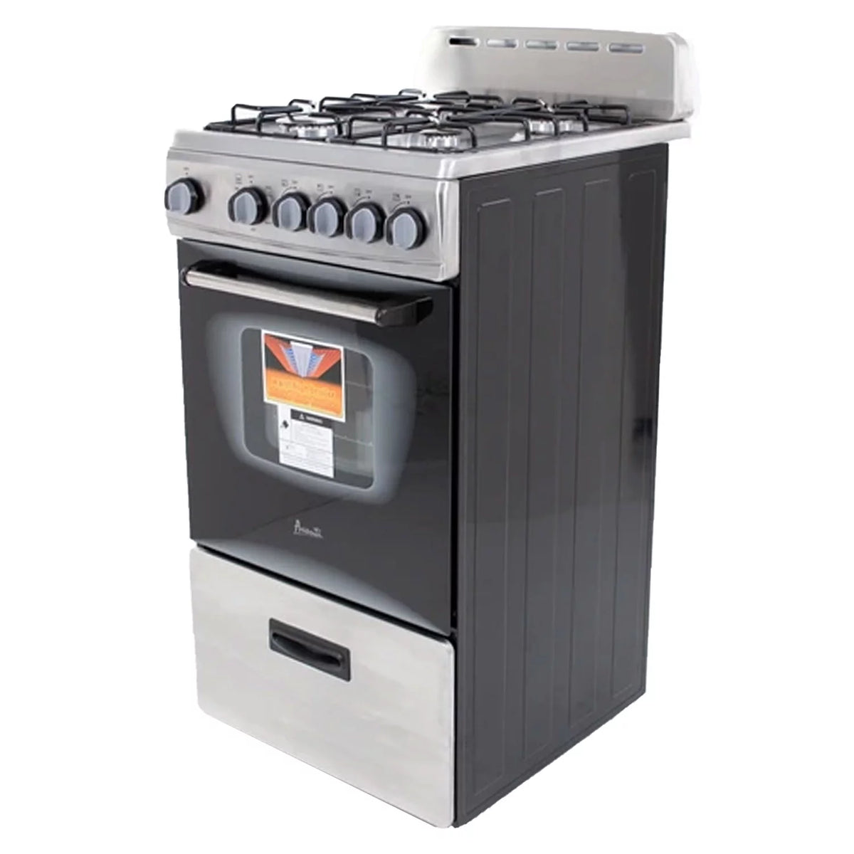 20 Compact Gas Range Oven Stainless Steel G530