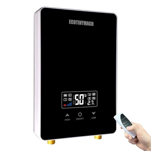 Tankless Electric Water Heater 110V Under Sink with Remote Control J946