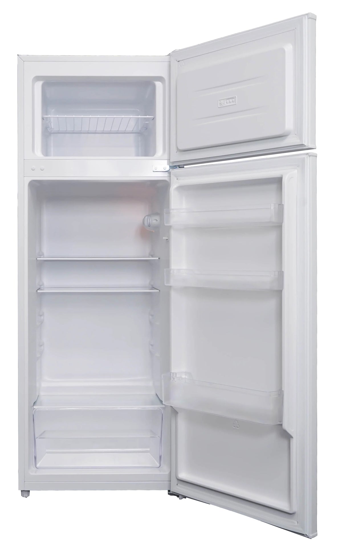 White 7.4 cu ft Top Mount Fridge B408
