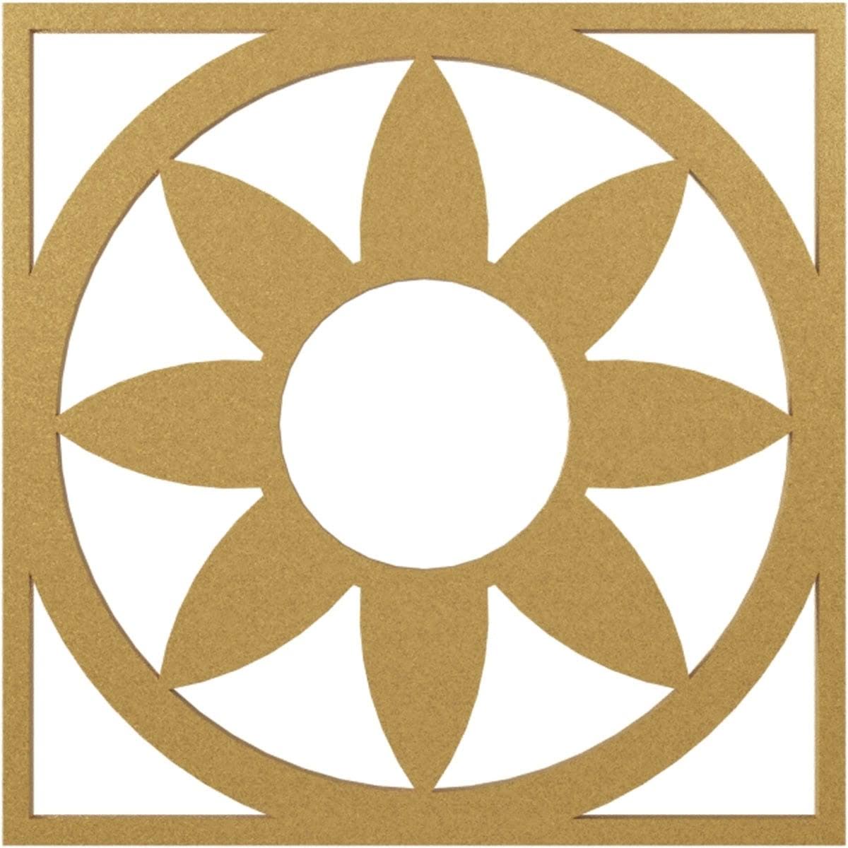 Gold PVC Pierced Ceiling Medallion P708