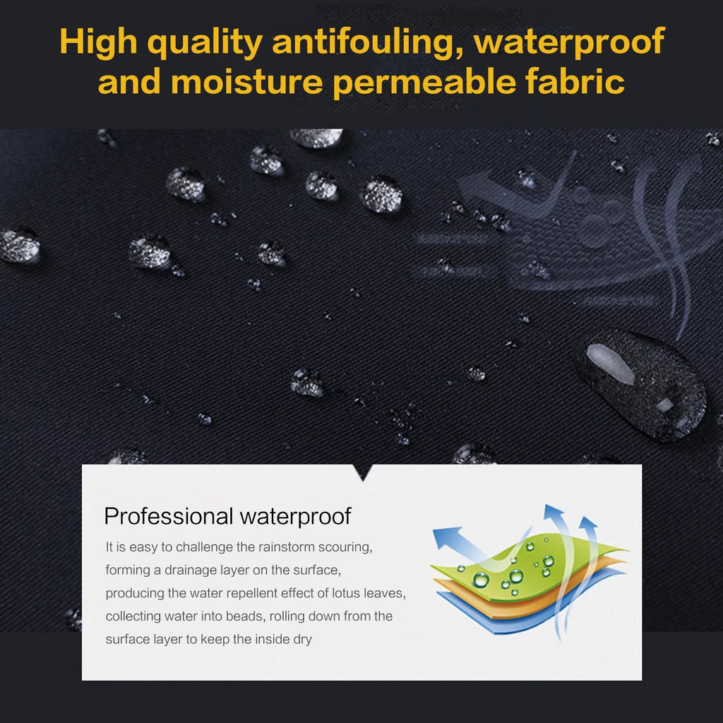 Waterproof Hooded Raincoat Jacket E4867