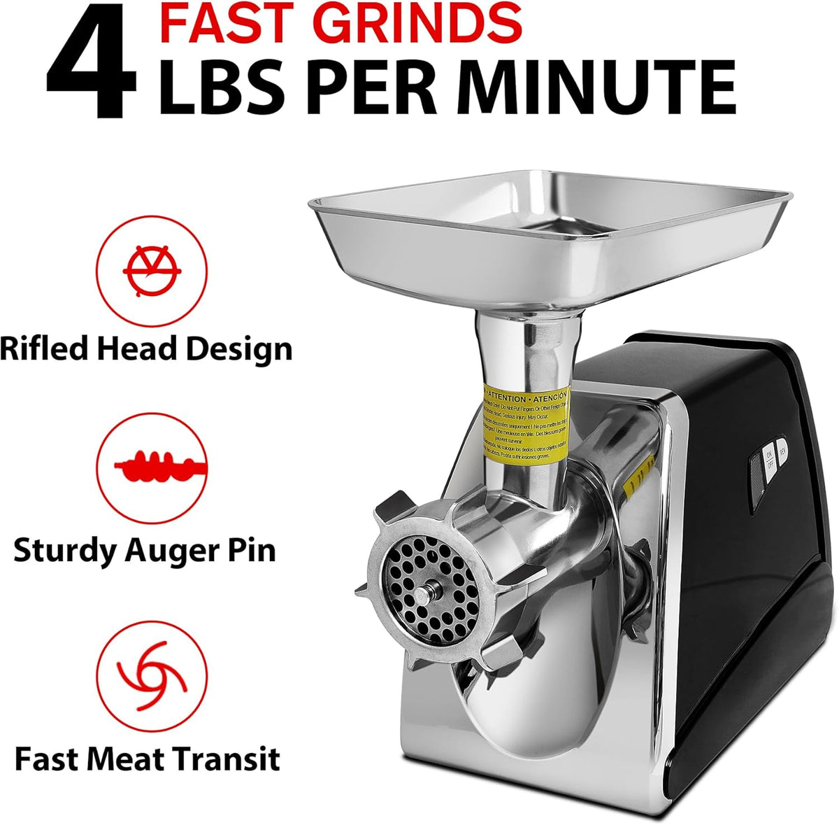 Stainless Steel Electric Meat Grinder F263279