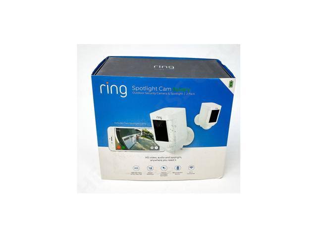 White Spotlight Cam Battery 2-Pack U7516