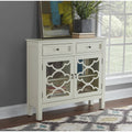 White Entryway Storage Console G5129