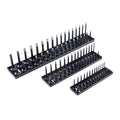 3 Piece Black Metric Socket Tray C828