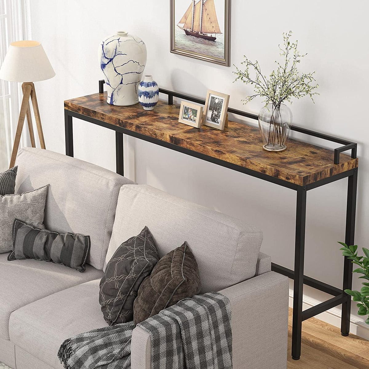 Rustic Brown 70.9 inch Console Table L518