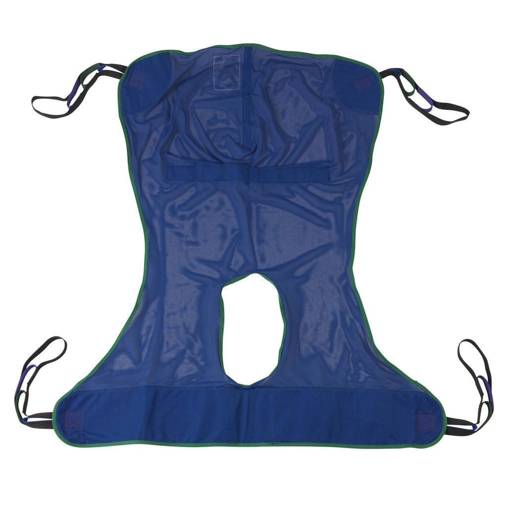 Full Body Patient Lift Sling Mesh with Commode Cutout Medium K275