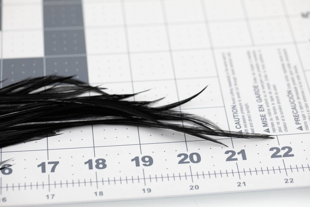 Hackle 1/2 Saddle - Dark Brown Dun L92084
