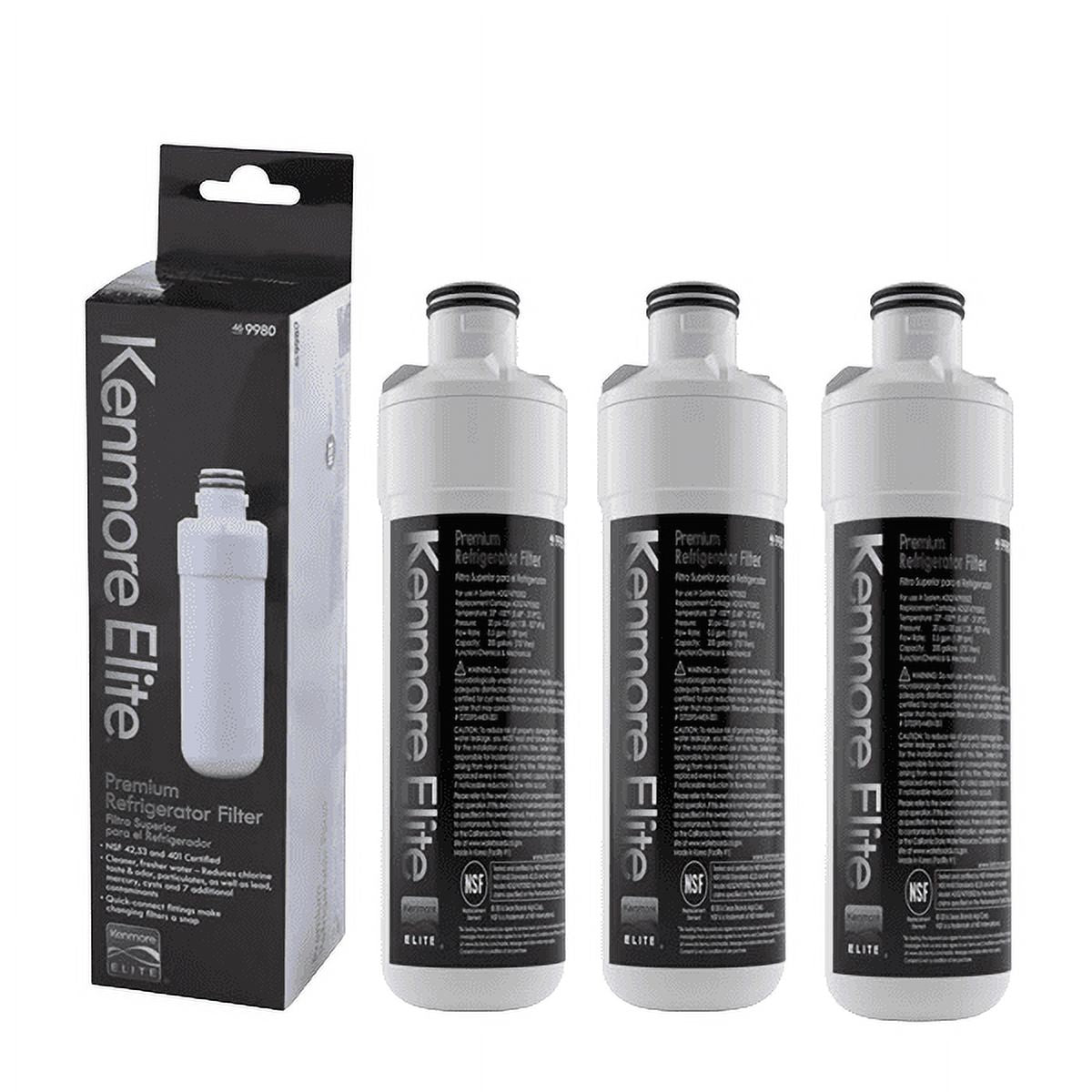 3 Pack Replacement Refrigerator Water Filter Y7300