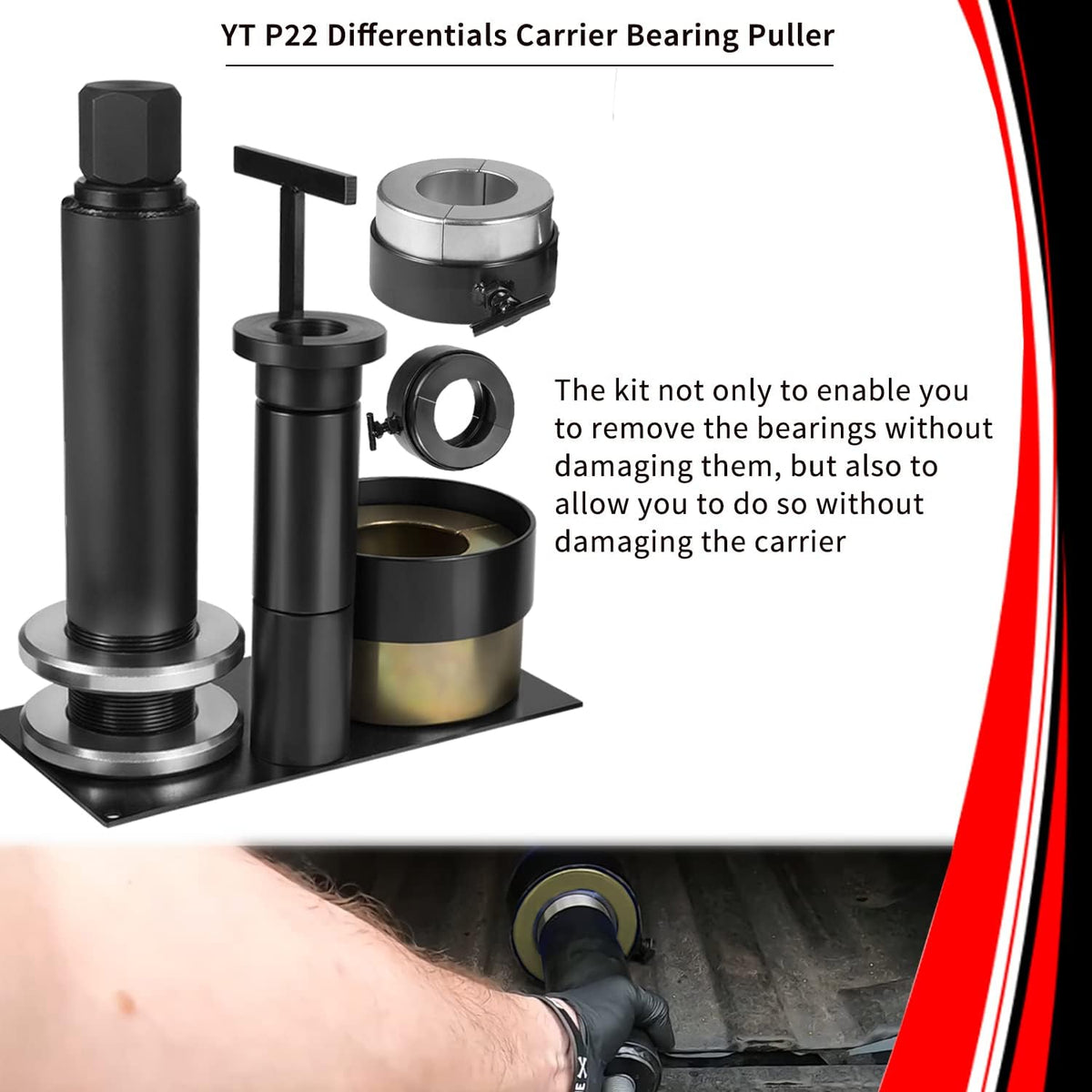 Differentials Carrier Bearing Puller & Pinion Bearing Puller Kit C702