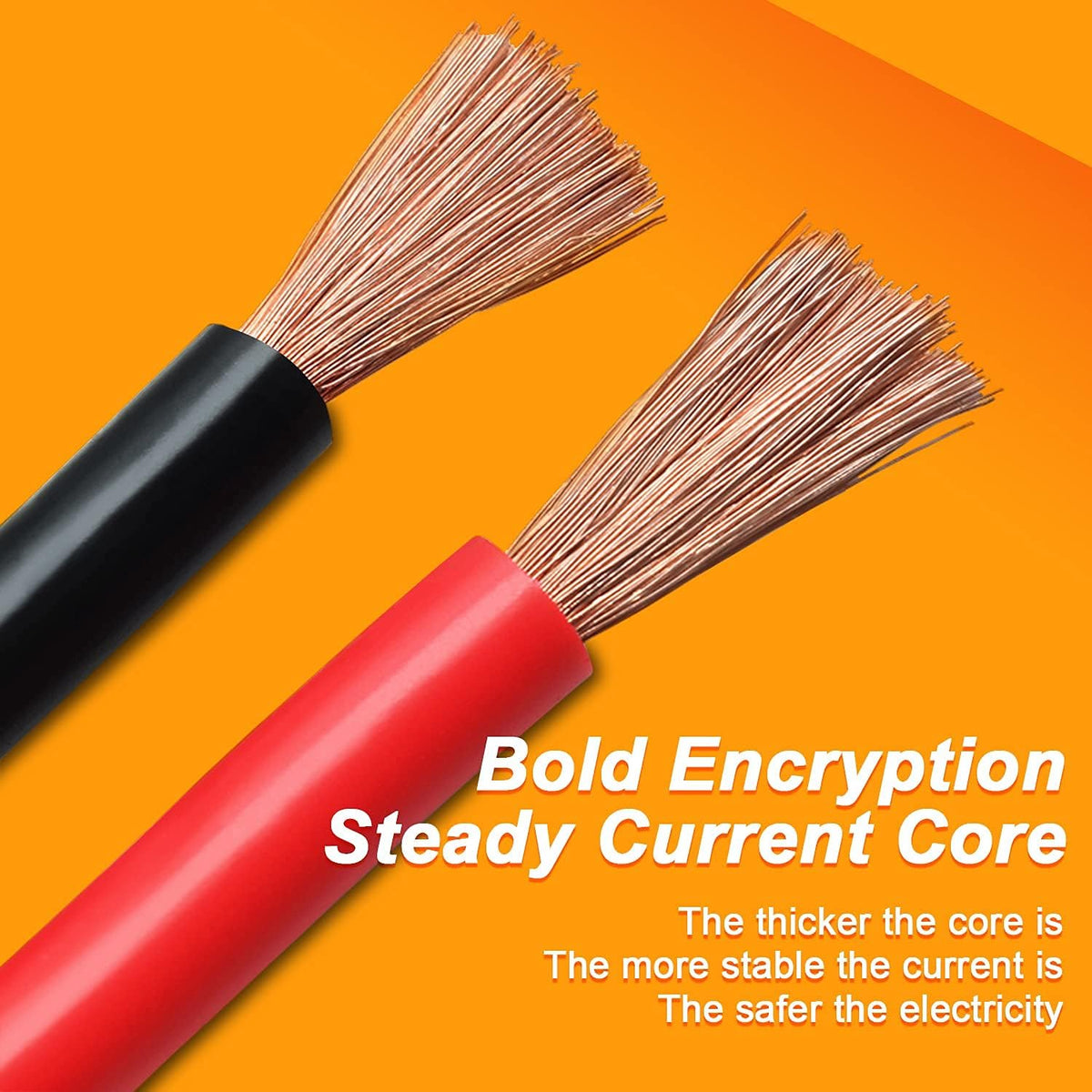 30 Feet 1 Gauge 800A Heavy Duty Booster Cable with Carry Bag F78364