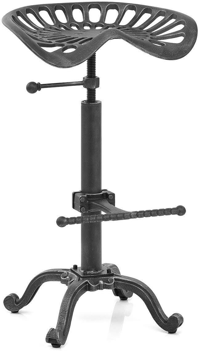 Adjustable Cast Iron Bar Stool F342