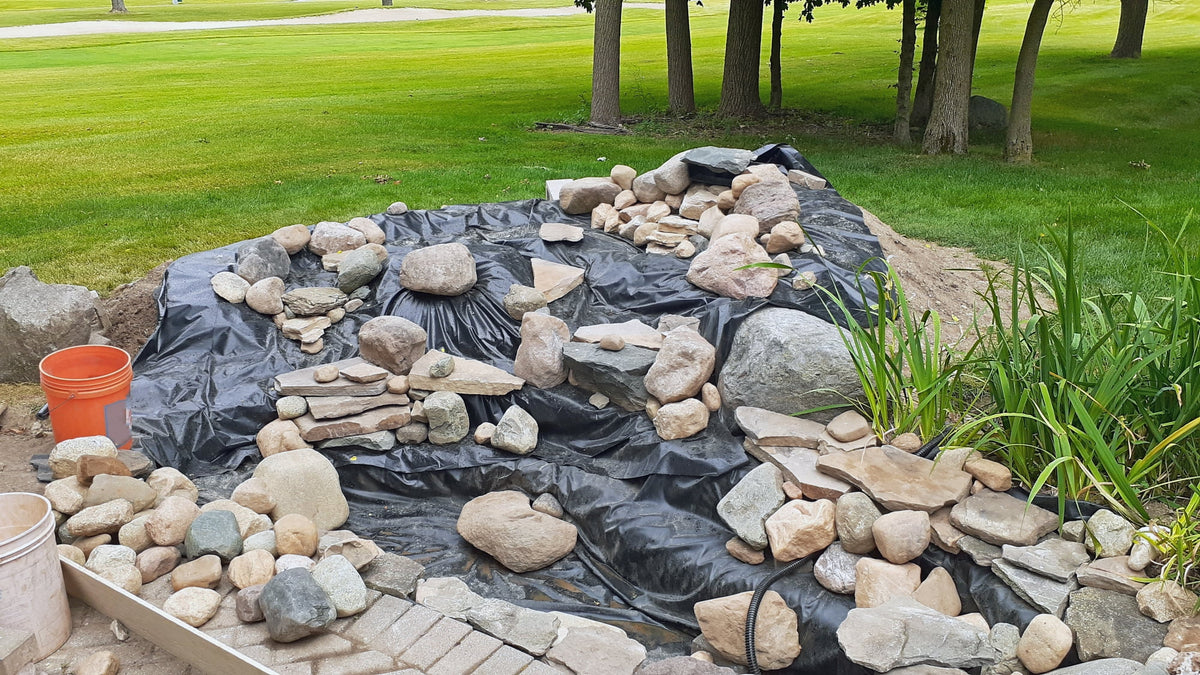 45 Mil EPDM Rubber Pond Liner Combo D586624