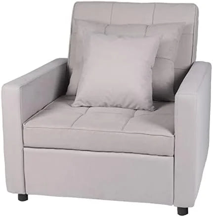 3-in-1 Convertible Sofa Bed Chair with Adjustable Backrest E28303