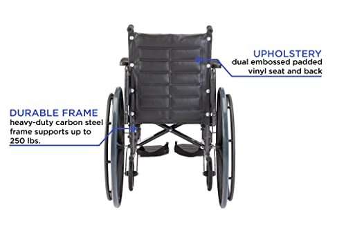 Standard Folding Wheelchair 18 Inch Seat R368209