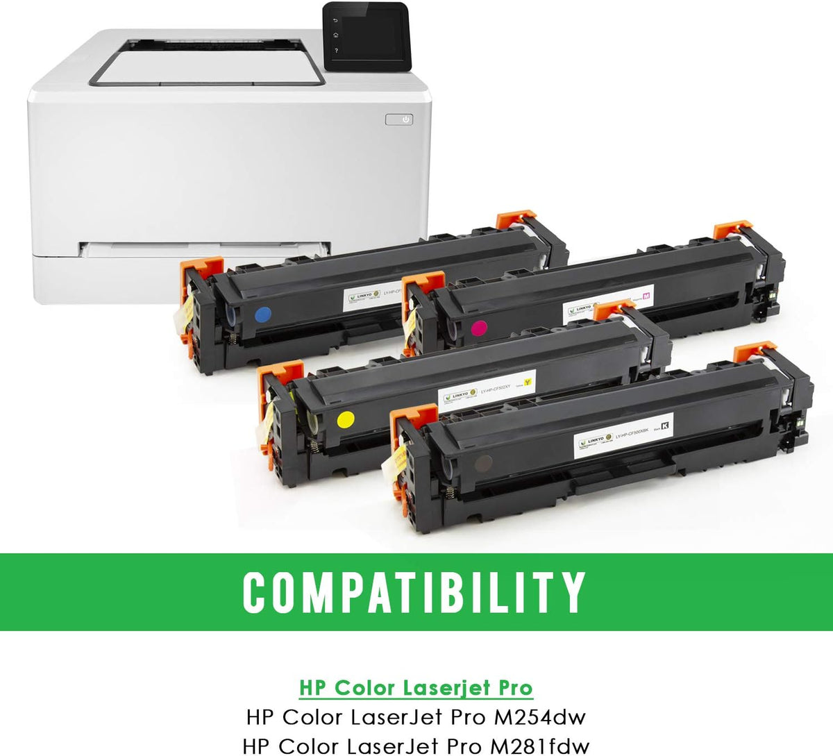 Compatible Toner Cartridge 4-Pack X746396