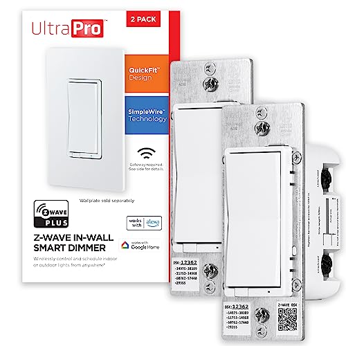White In-Wall Smart Lighting Switch 2 Pack O43740