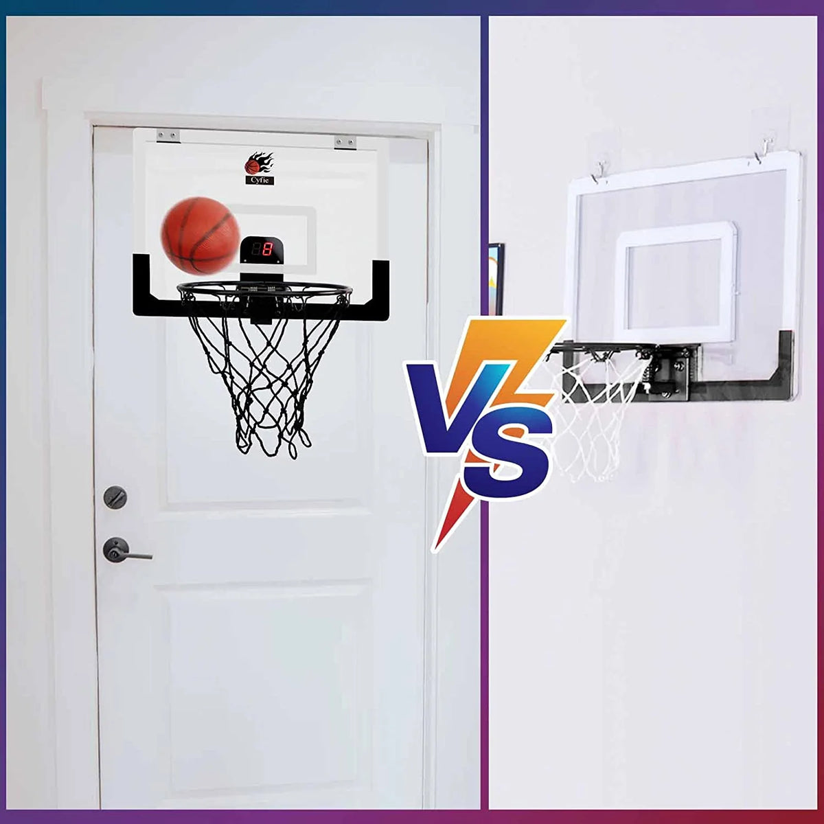 Mini Basketball Hoop Toys with Score Record and Sounds E2795
