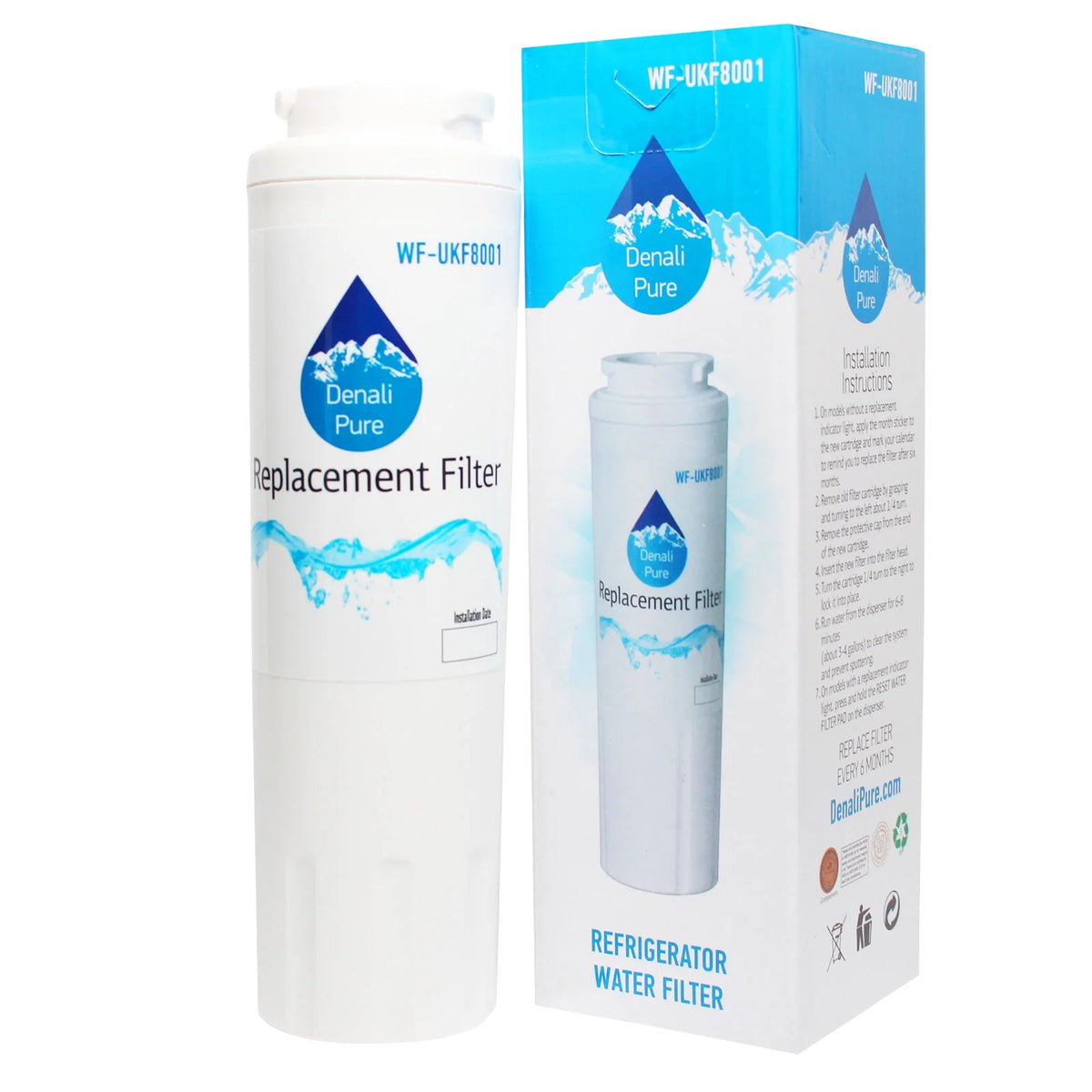 4-Pack Replacement Refrigerator Water Filter Cartridge W329