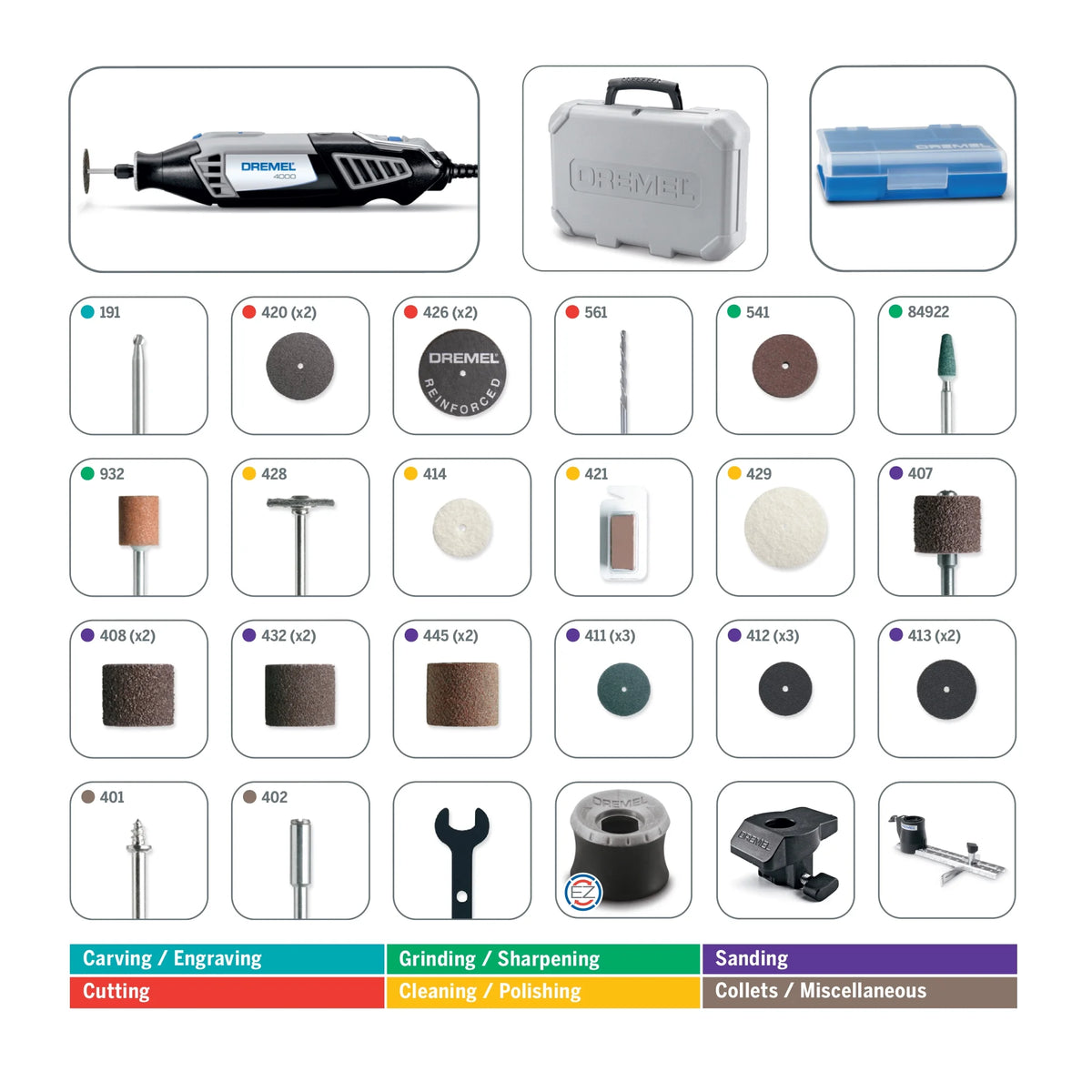 Variable Speed Rotary Tool Kit with 30 Accessories Q772166