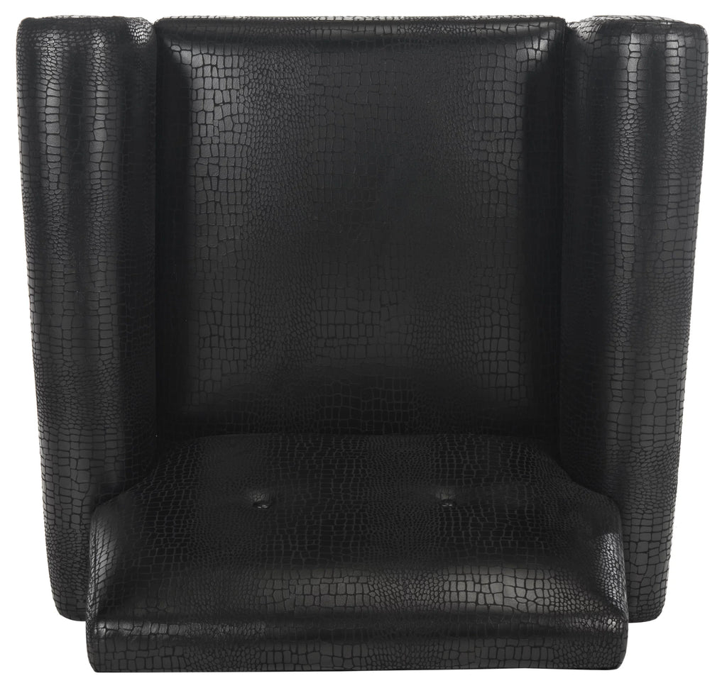 Black Mid Century Accent Chair H26012