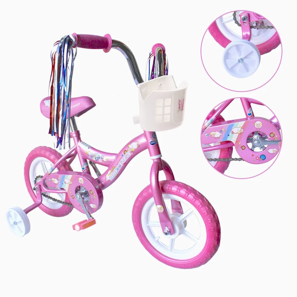 12 Kid's Beginner Bicycle Foam Tire Black D43734