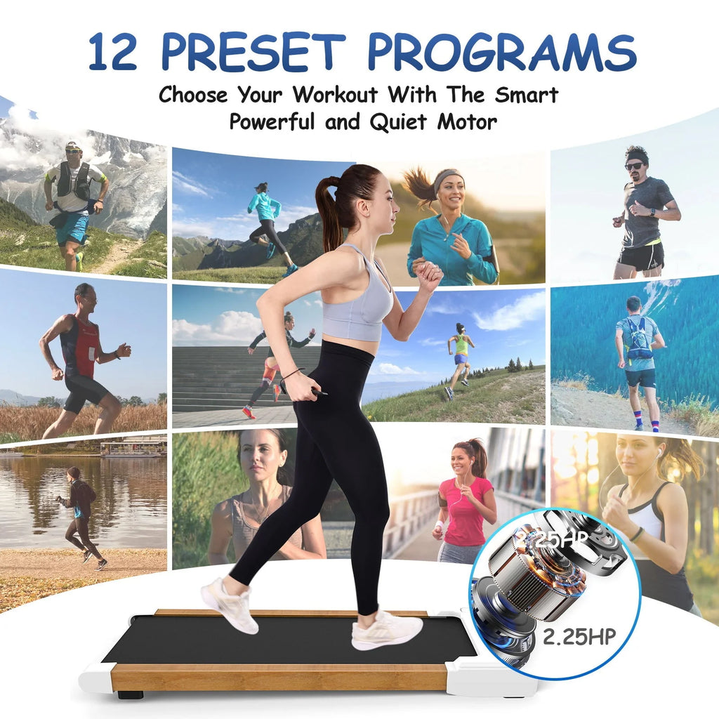 Portable Mini Treadmill 265 lbs Capacity with Remote Control N127