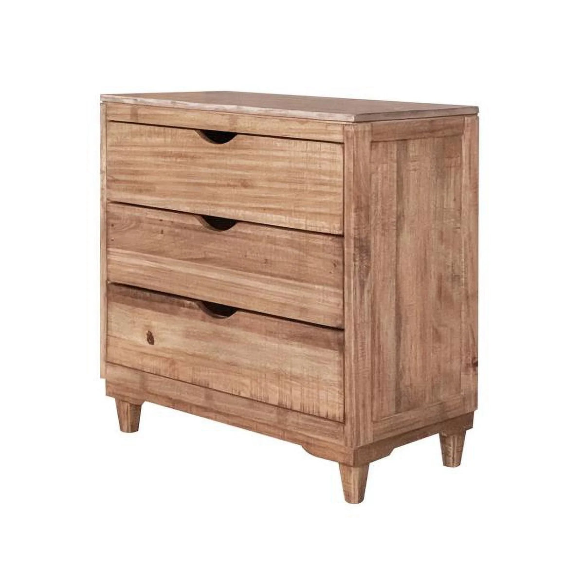 Solid Wood Three Drawer Chest L53155