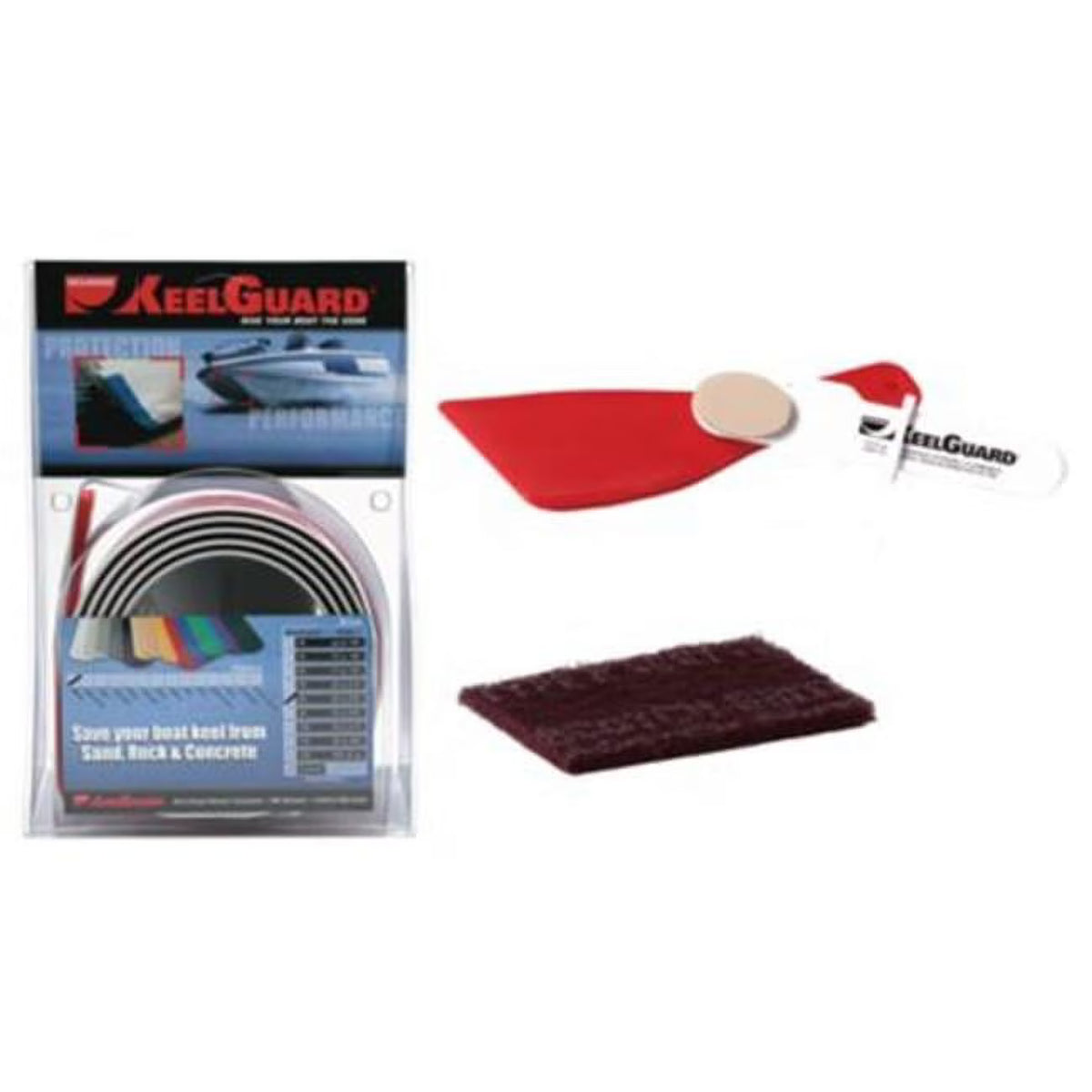 Gray Keel Protector for 15 ft. - 16 ft. Boat X344