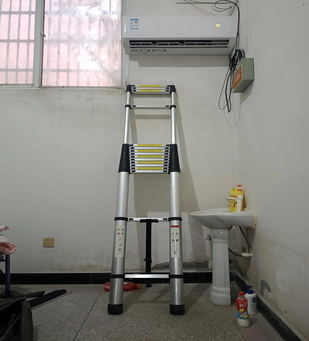 23FT Aluminum Telescoping Extension Ladder D642