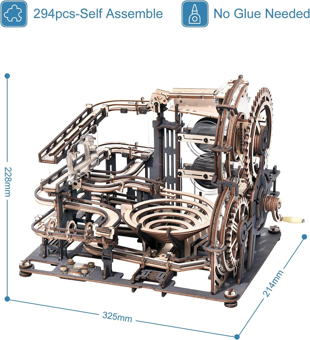 3D Wooden Puzzles Marble Run Model Building Kit Pack of 2 B378