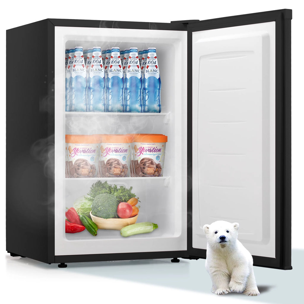3.0 Cu.ft Compact Upright Freezer with Reversible Door S123