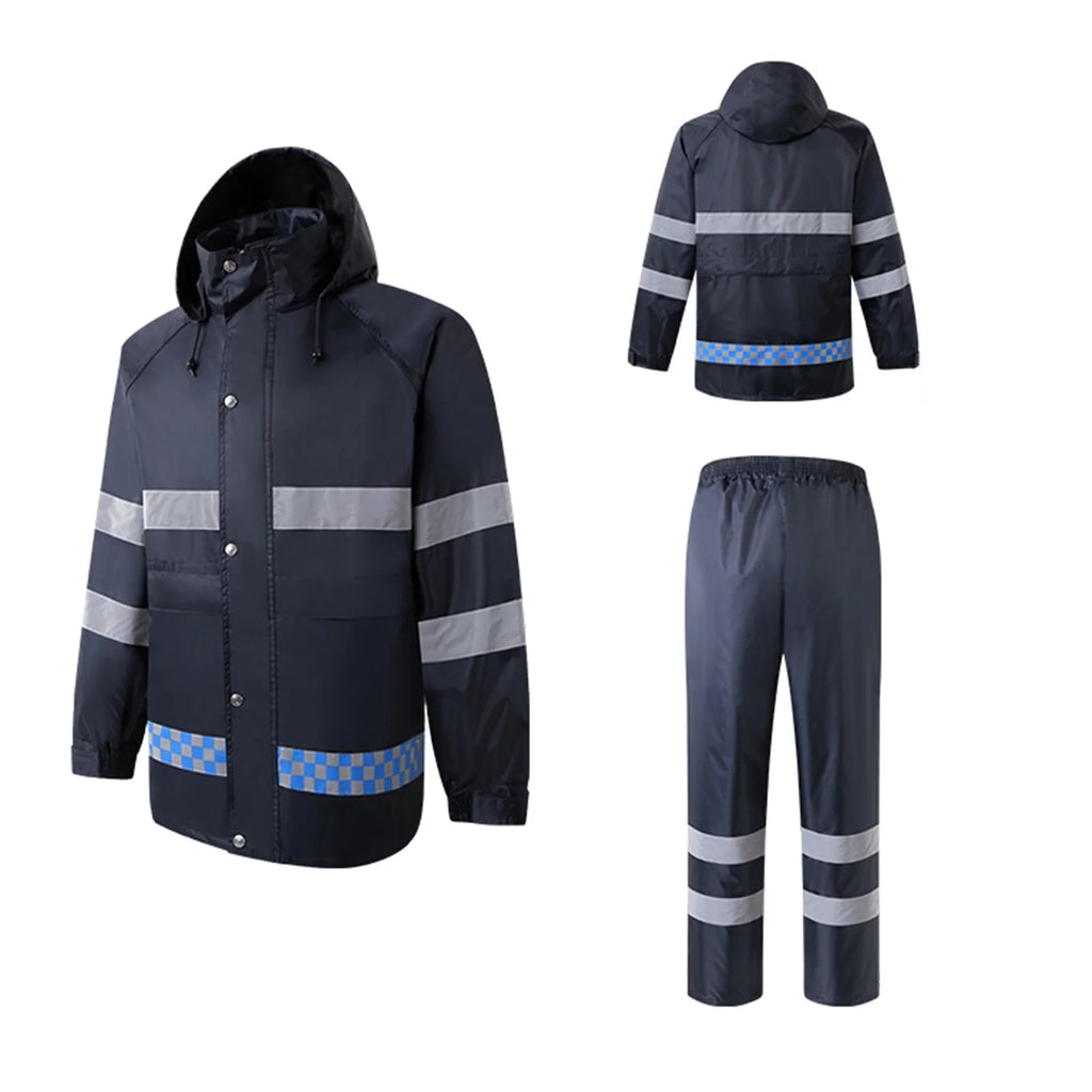 Waterproof Hooded Raincoat Jacket E4867