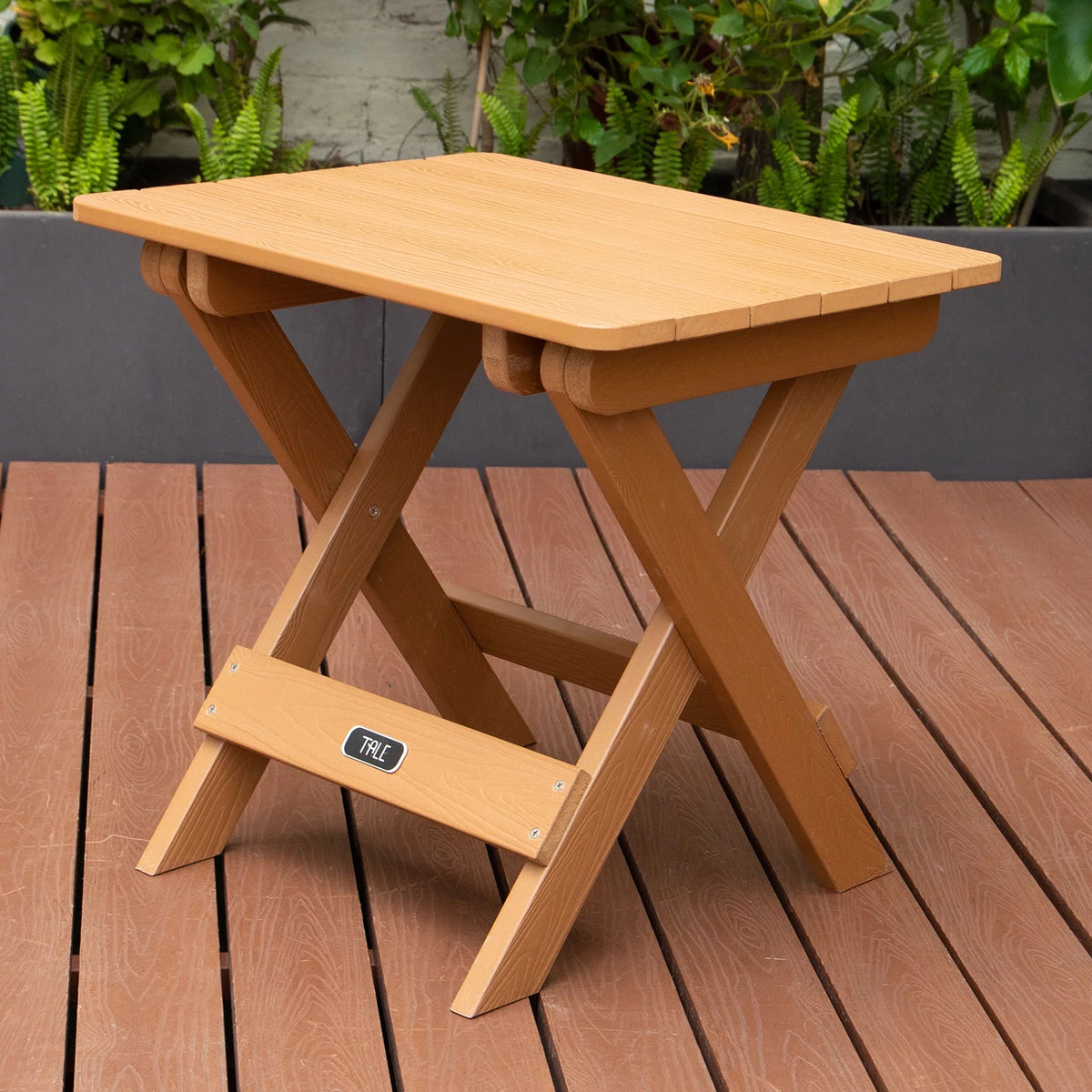 Brown Portable Folding Side Table P9050