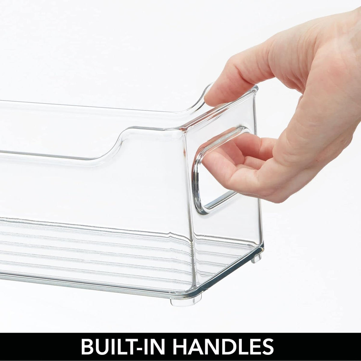 Clear 8 Pack Plastic Stackable Storage Container P579992