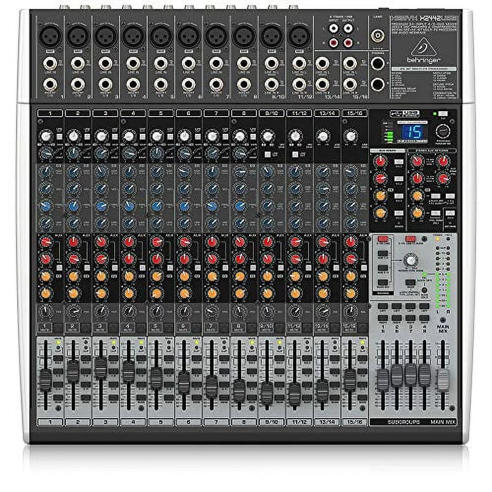 Analog Mixer 24 Channel 4 Bus USB Audio Interface A146356