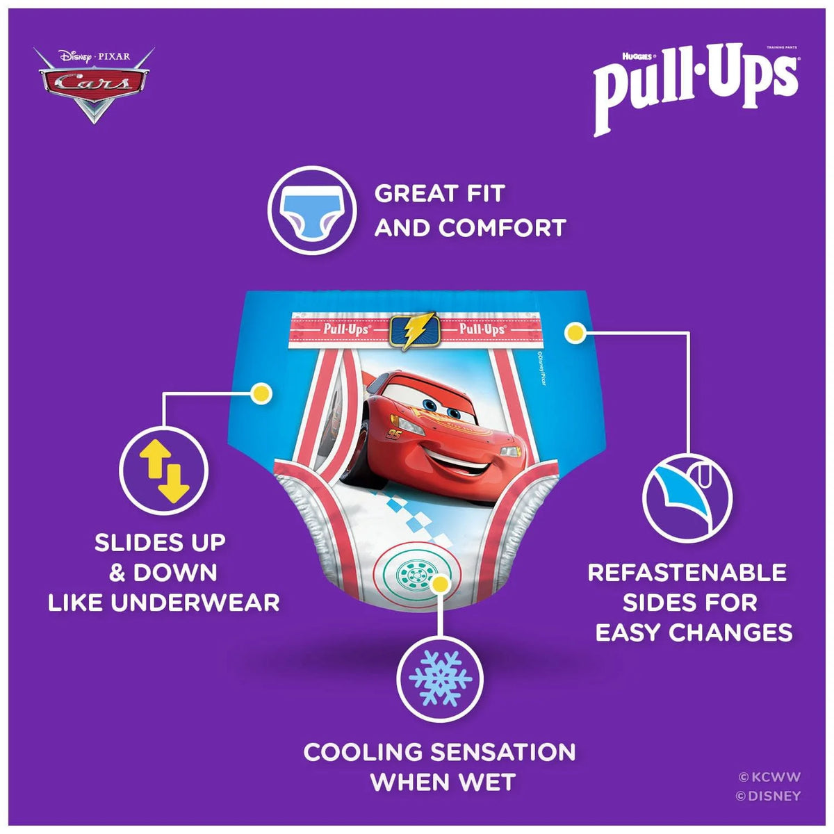 Pull-Ups Boys' Cool & Learn Training Pants, 4T-5T, 74 Ct F556