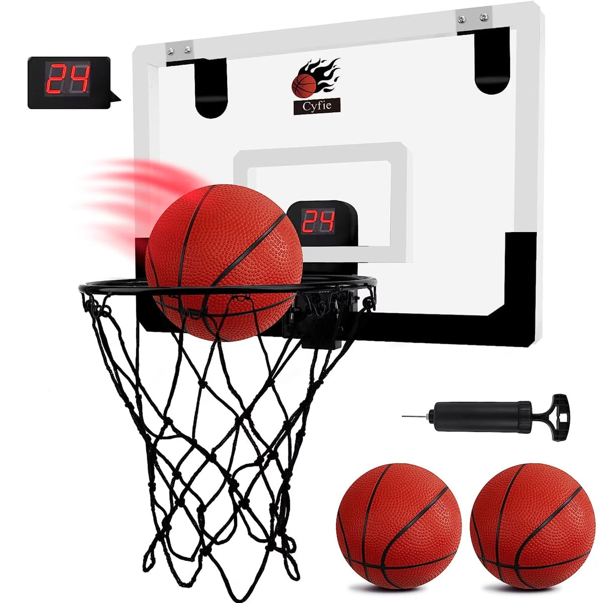 Mini Basketball Hoop Toys with Score Record and Sounds E2795