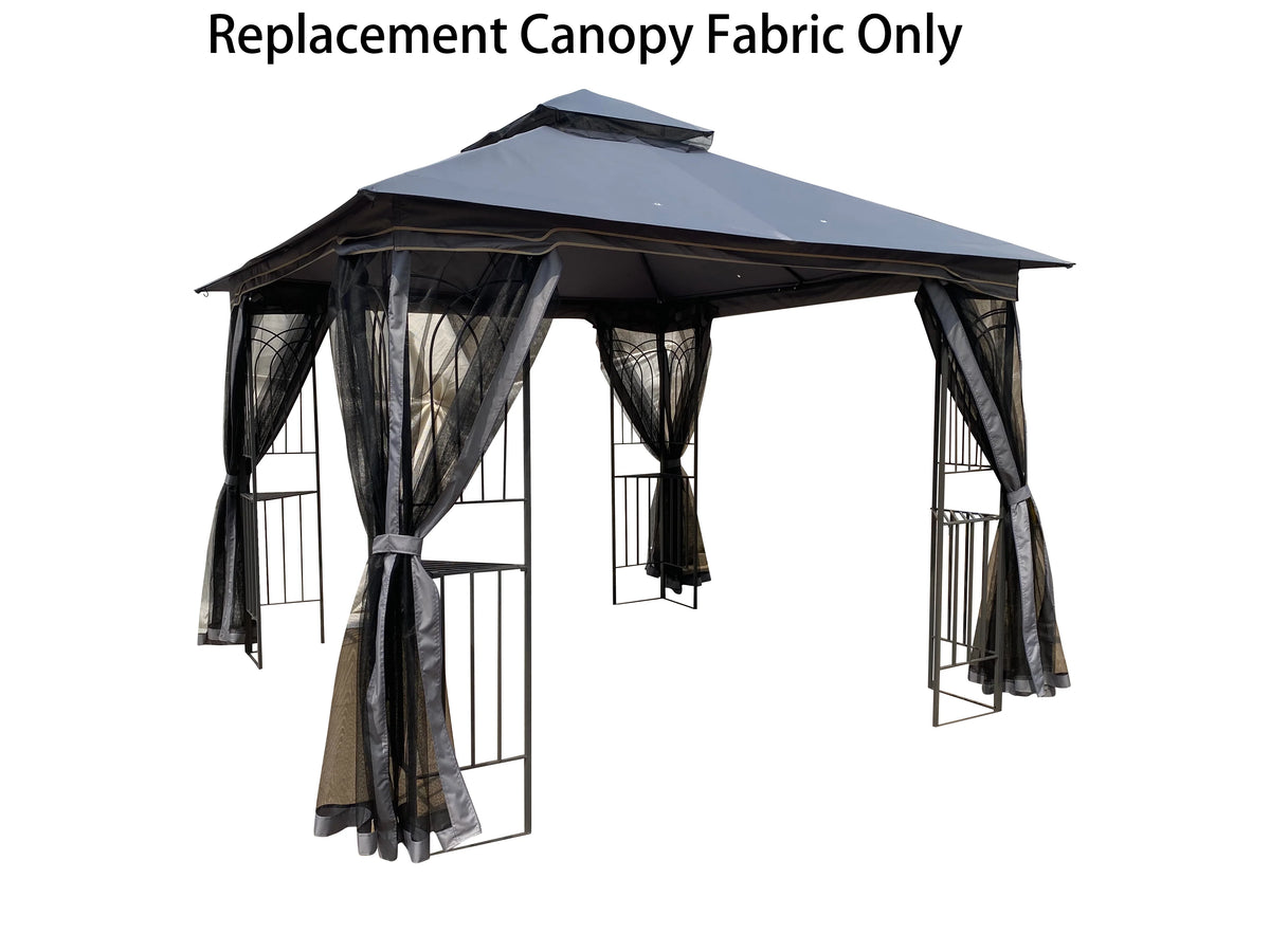 Gray Patio Gazebo Replacement Canopy Top G625
