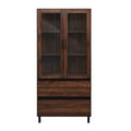 Glass Door Storage Hutch C2667