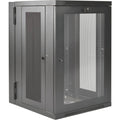 18U Wall Mount Rack Enclosure Server Cabinet with Acrylic Window J942