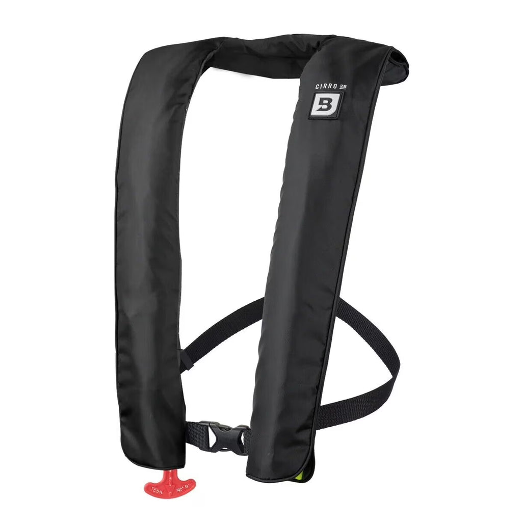 Inflatable Automatic Life Jacket USCG Approved PFD Black Z67965