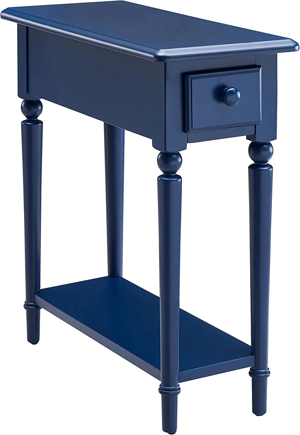Navy Blue Narrow Side Table K73825