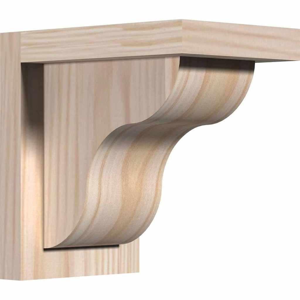 Carmel Smooth Corbel with Backplate E355011