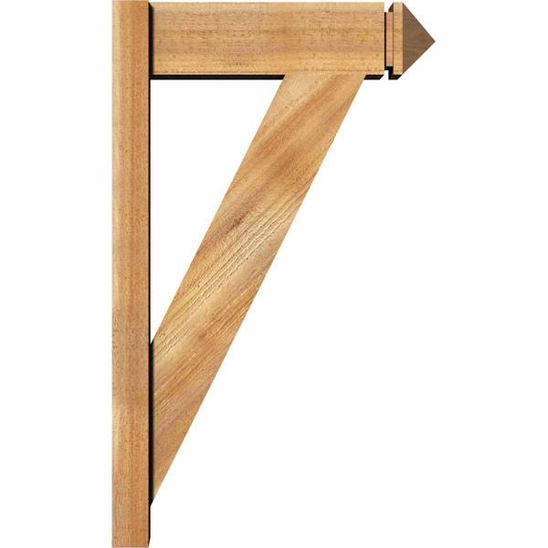 6 in. x 30 in. x 18 in. Western Red Cedar Rough Sawn Outlooker K255903