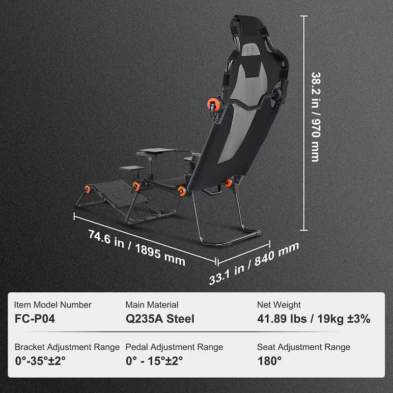 Foldable Carbon Steel Racing Wheel Stand U192