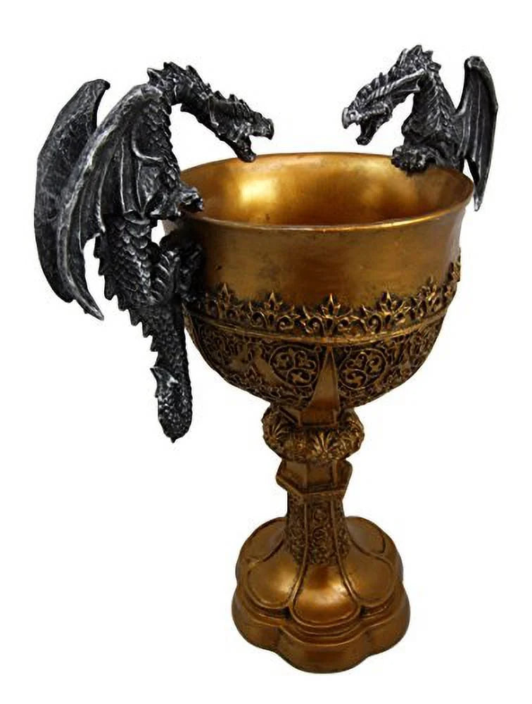 Large Medieval Dual Dragon Handles Z41132