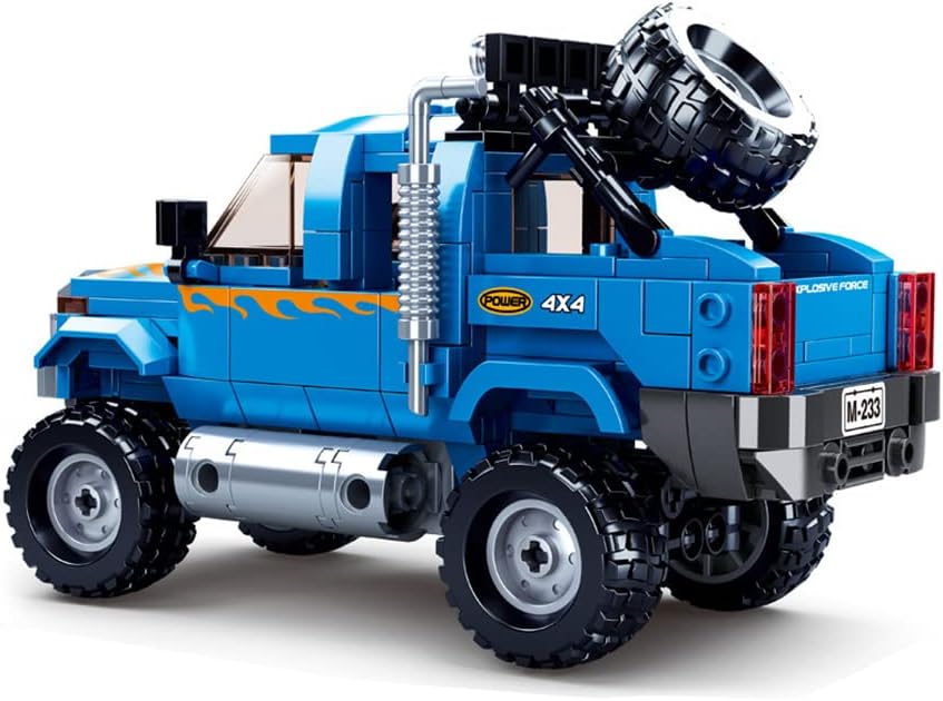 Heavy Truck Building Block 363 PCS with 2 Soldier Figures U815046